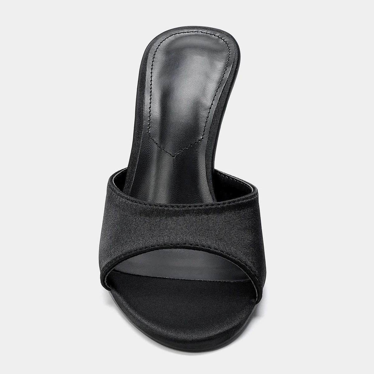 2026 Summer New Women's High Thin Heels Pointed Toes Fashion Slippers Elegant Satin Shoes Sexy Peep Toe Stiletto Sandals Pumps luxecrown.co.uk