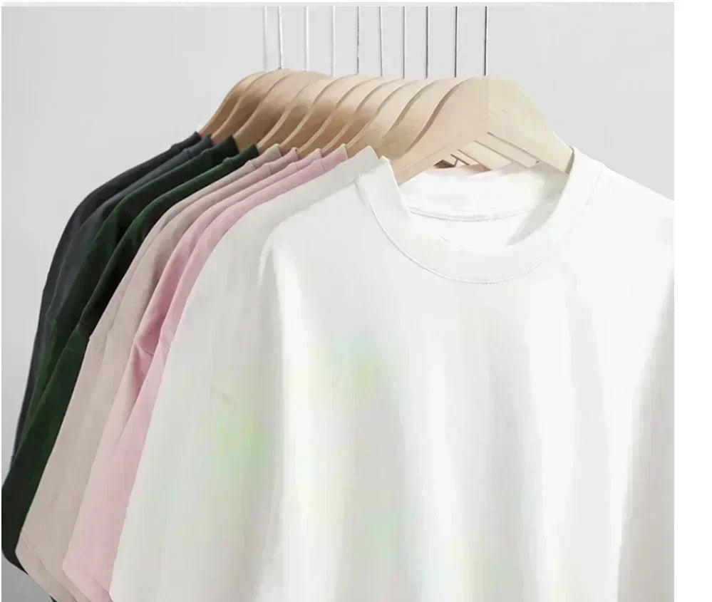 Summer 2026 Luxury and Versatile Short-sleeved Pure Cotton Breathable Men's and Women's Printed T-shirts with Printed Patterns luxecrown.co.uk