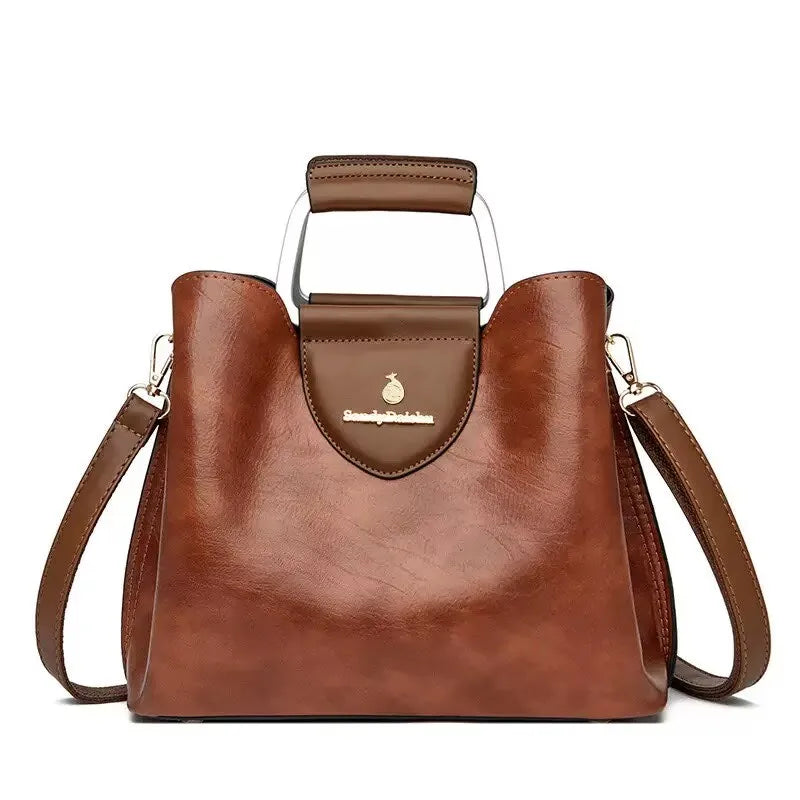 Luxury Handbag Fashion Print Large Capacity Soft Leather Women Shoulder Crossbody Bag Leisure Designer Ladies Purses and Handbag luxecrown.co.uk