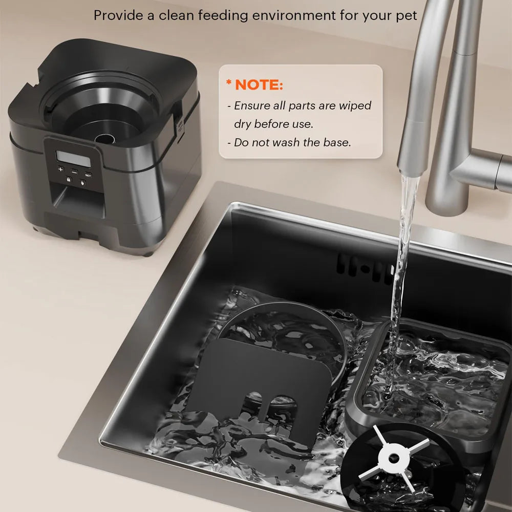 Smart Pet Feeder Automatic Cat Feeder Dog Slow Food Machine With Timed Quantitative Automatic Cat Food Dispenser Cat Dog Bowl luxecrown.co.uk