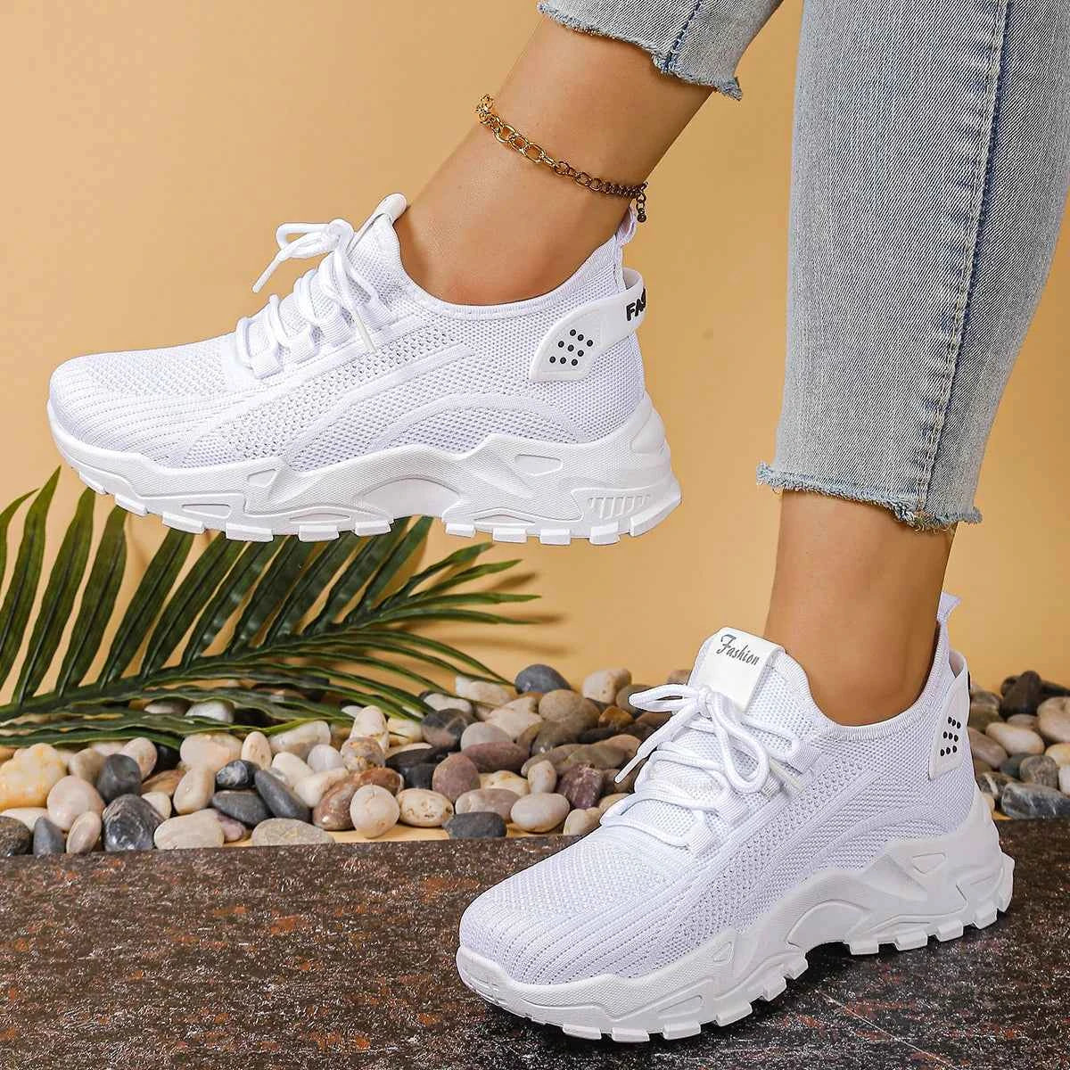 Women's sports shoes 2025: Breathable single mesh Dad shoes, Women's casual and Versatile sports shoes with free shipping