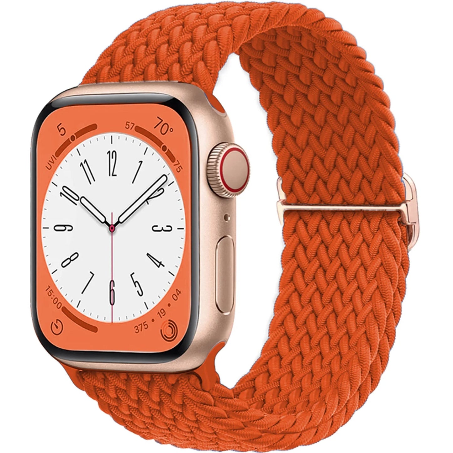 Braided Solo Loop Strap For Apple watch band 44mm 40mm 49mm 45mm 41mm Elastic Nylon bracelet iWatch series 8 3 se 6 7 Ultra 2 9 luxecrown.co.uk