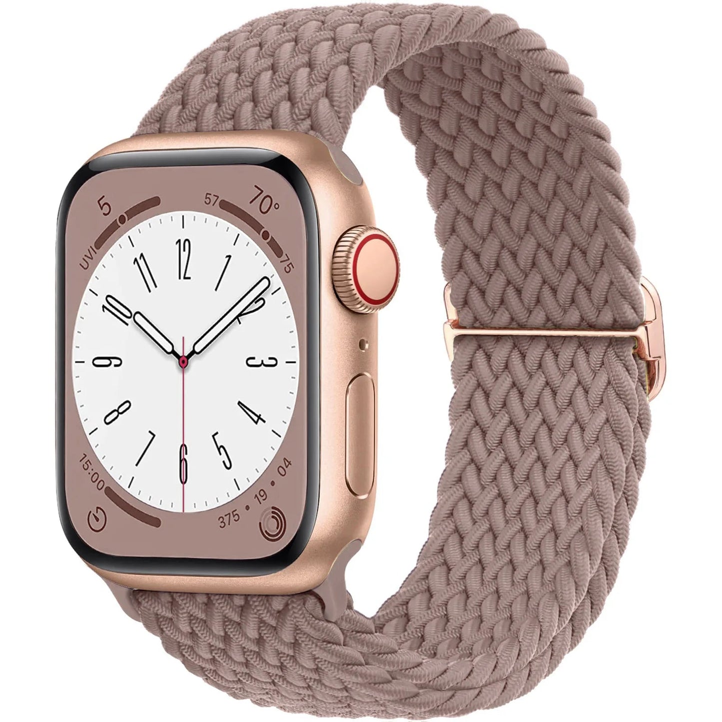 Braided Solo Loop Strap For Apple watch band 44mm 40mm 49mm 45mm 41mm Elastic Nylon bracelet iWatch series 8 3 se 6 7 Ultra 2 9 luxecrown.co.uk