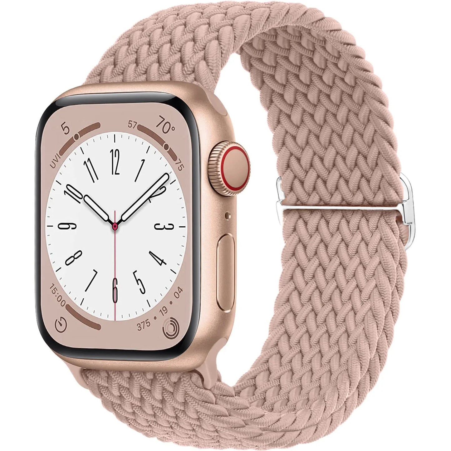 Braided Solo Loop Strap For Apple watch band 44mm 40mm 49mm 45mm 41mm Elastic Nylon bracelet iWatch series 8 3 se 6 7 Ultra 2 9 luxecrown.co.uk