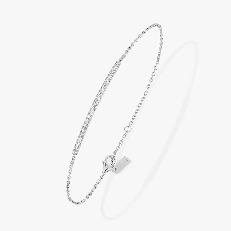 Hot sale fashion jewelry 925 silver bracelet exquisite ladies personality simple luxury jewelry party Valentine's Day gift Streetsharks