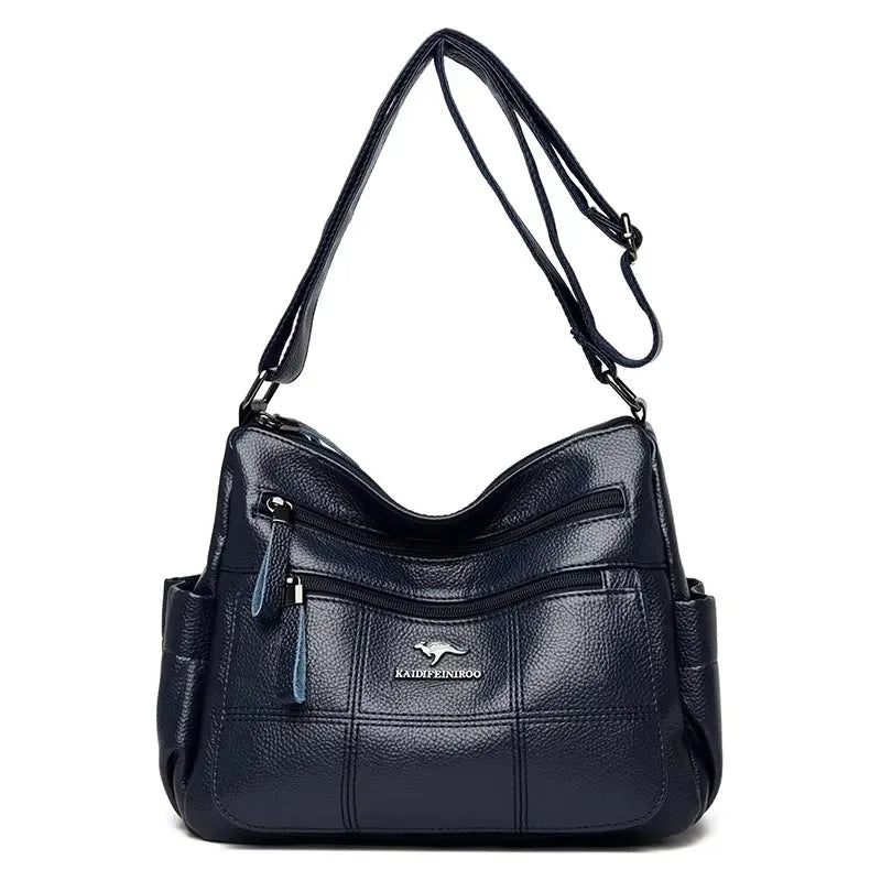 Luxury Handbag Fashion Print Large Capacity Soft Leather Women Shoulder Crossbody Bag Leisure Designer Ladies Purses and Handbag luxecrown.co.uk