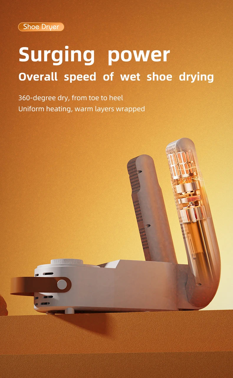 Intelligent Timer Shoe Dryer Telescopic Adjustable Dryer Quick Drying Deodorizing Sterilizing Shoe Dryer
