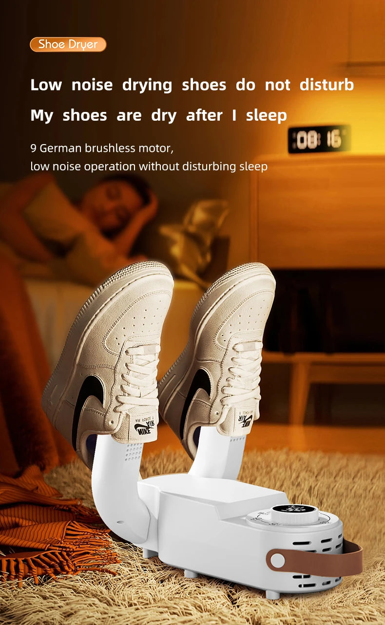 Intelligent Timer Shoe Dryer Telescopic Adjustable Dryer Quick Drying Deodorizing Sterilizing Shoe Dryer