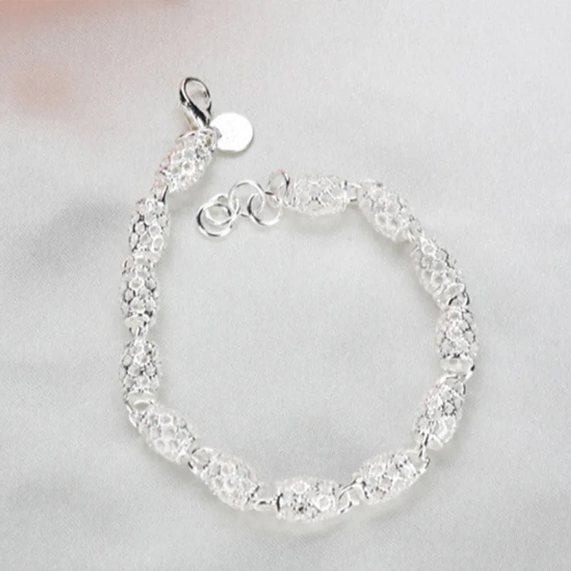 Fashion 925 Sterling Silver Bracelets For Women Luxury Original Designer Hollow Lantern Ball Charm Bracelets Beautiful Jewelry Streetsharks