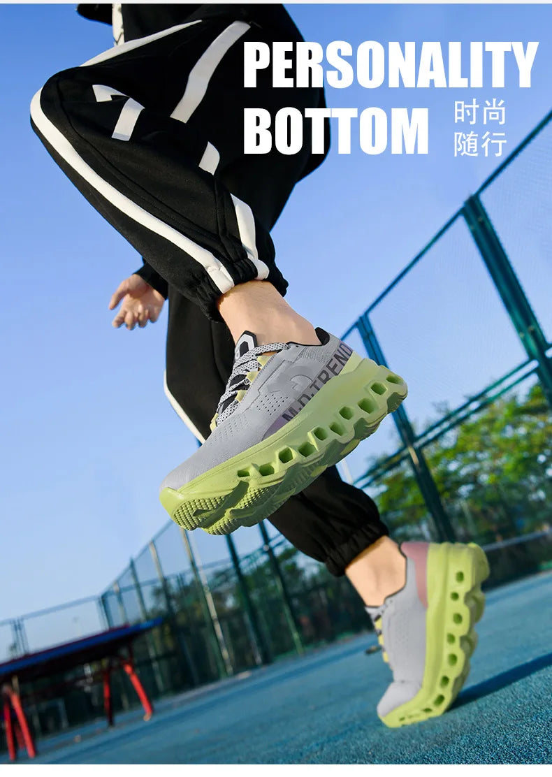 2026 Air Cushion Running Shoes Jogging Marathon Men Sports Breathable Lightweight Women's Comfortable Nonskid Leisure Sneakers luxecrown.co.uk