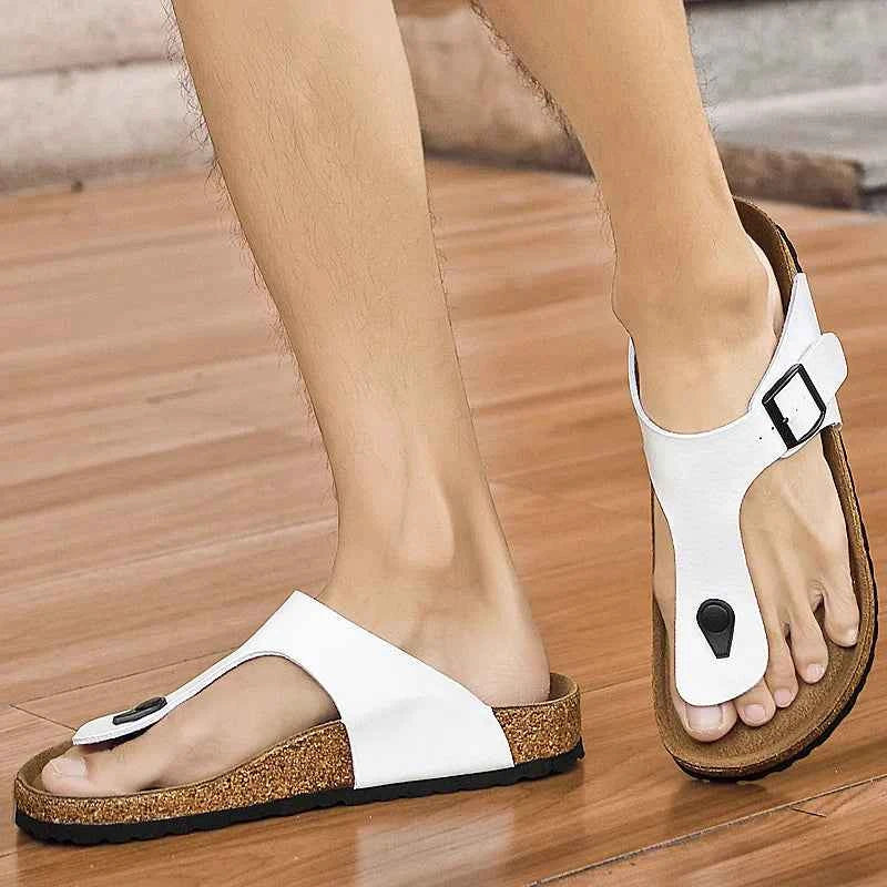 2025 Men's Non-Slip Slippers Quick-Dry Indoor Outdoor Sandals Soft Sole Comfortable Summer Footwear Euro 35-46 Brown/Black luxecrown.co.uk