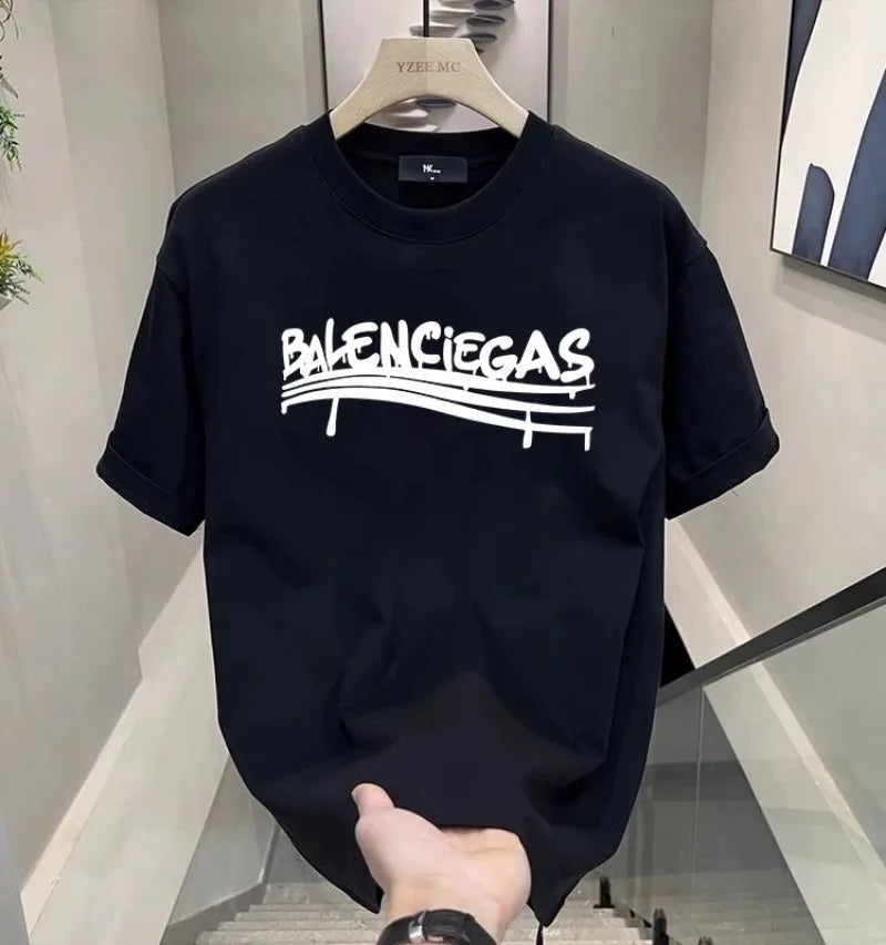 Hot Selling Loose and Comfortable Cotton T-shirts  Luxurious and Fashionable for Both Men and Women in Summer Streetsharks