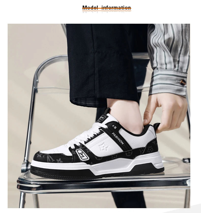 Classic Brand Designer Shoes For Men Street Style Skateboard Shoes Men Casual Sneakers Comfortable Platform Men's Sports Shoes luxecrown.co.uk