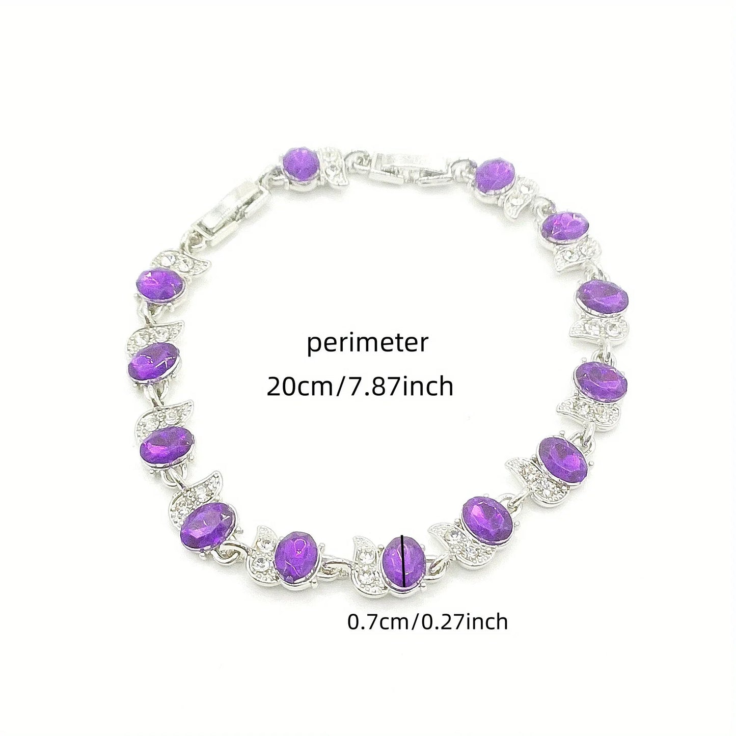 Delysia King Ladies Colorful Crescent Bracelet Luxury Designer Charms for Bracelets Streetsharks