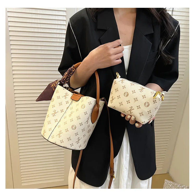 Advanced fashion bag for women 2025 new casual women's bag, large capacity bucket bag, shoulder bag, diagonal cross bag luxecrown.co.uk
