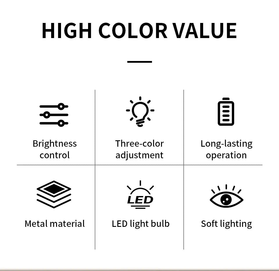 Classic Table Lamp USB Rechargeable Night Light Stepless Dimming Touch Desk Lamp 3 Colors Bedside Lamp Bar Hotel Decoration luxecrown.co.uk