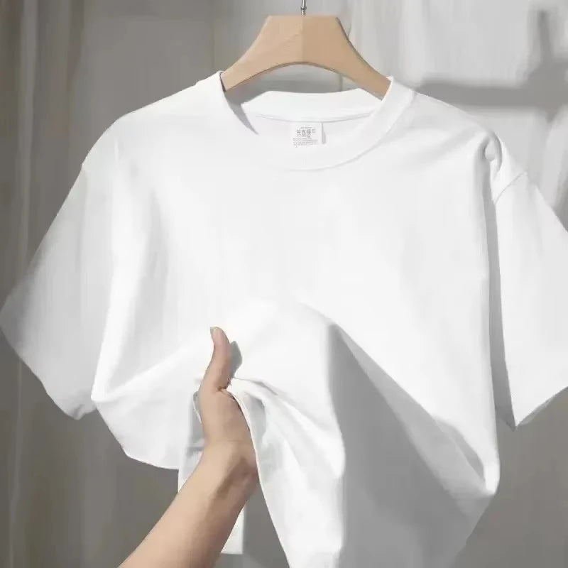 Summer luxury brand fashion cartoon letter print crew collar clothing short sleeve T-shirt trend women's summer Y2K top luxecrown.co.uk