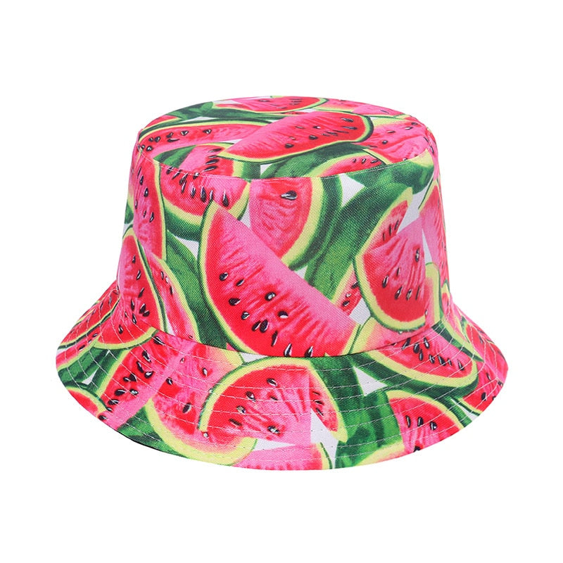 Double-sided Men's And Women's Cotton Bucket Hats Ladies Summer Sunscreen Panama Sun Hats Outdoor Fisherman Hats -  Streetsharks