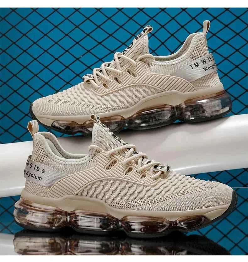 Shock Absorption Running Shoes Breathable Mesh Upgraded Version Summer New Style for Teenagers Sports Sneakers Comfortable Slip-