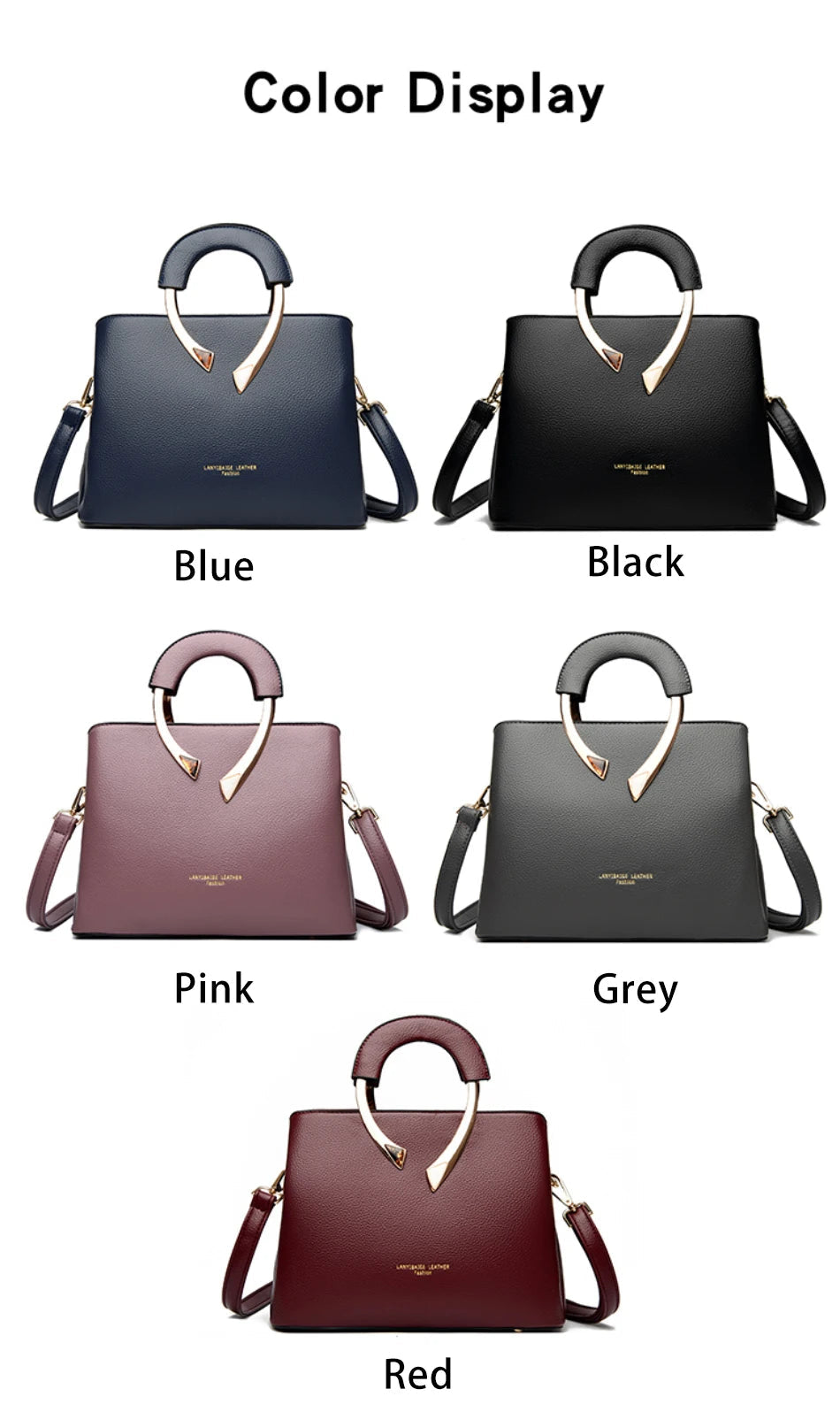 Luxury Handbags Women Bags Designer 3 Layers Soft Leather Shoulder Crossbody Sac Ladies Large Capacity Shopping Messenger Tote luxecrown.co.uk