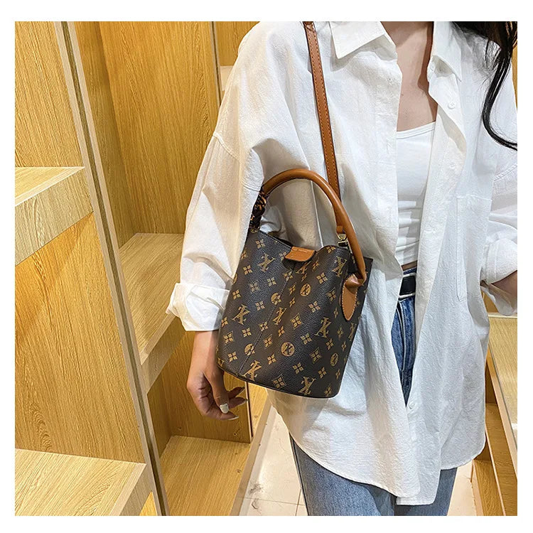 Advanced fashion bag for women 2025 new casual women's bag, large capacity bucket bag, shoulder bag, diagonal cross bag luxecrown.co.uk