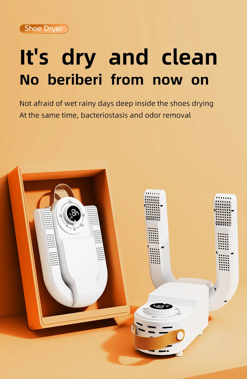 Intelligent Timer Shoe Dryer Telescopic Adjustable Dryer Quick Drying Deodorizing Sterilizing Shoe Dryer
