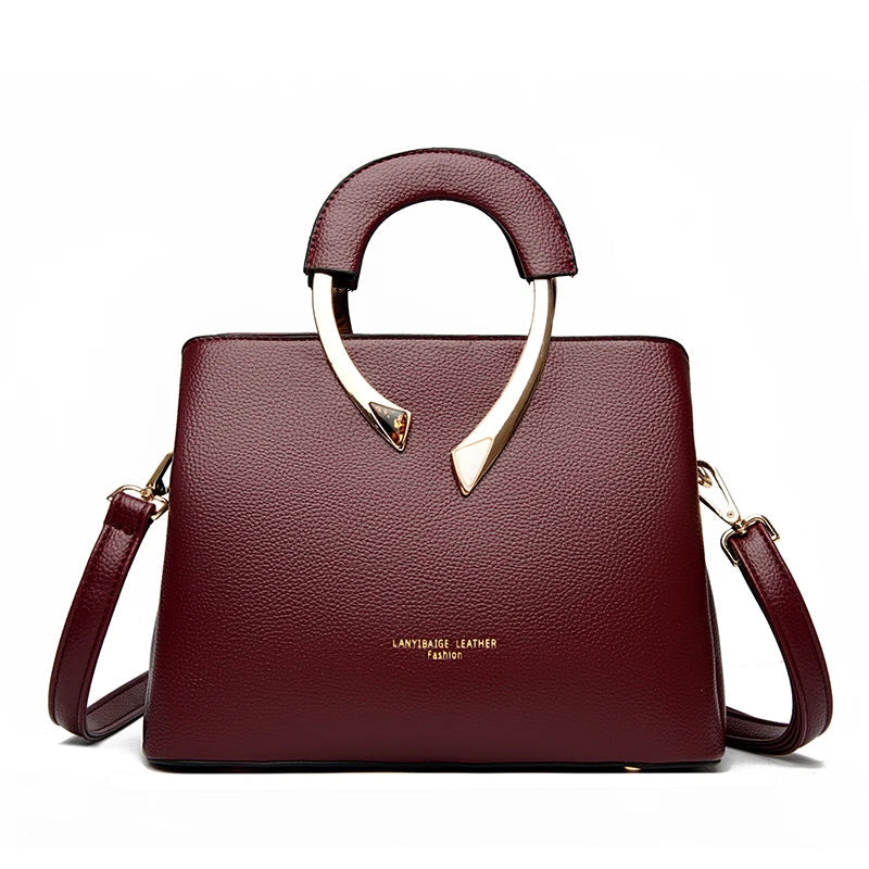 Luxury Handbags Women Bags Designer 3 Layers Soft Leather Shoulder Crossbody Sac Ladies Large Capacity Shopping Messenger Tote luxecrown.co.uk