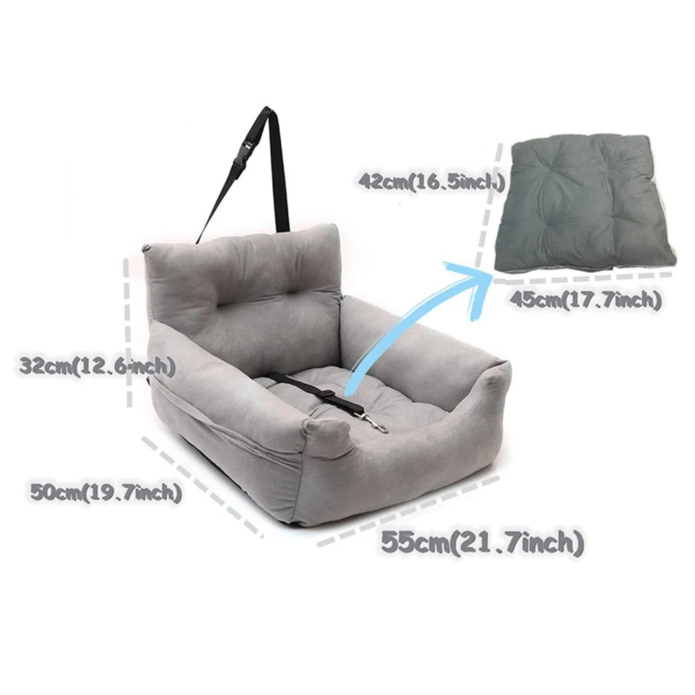 Anti Slip Dog Car Seat Small Dogs Carrier Bag with Safety Leash Dog Backpack Best Gifts for Small Dogs for Outdoor Travel luxecrown.co.uk