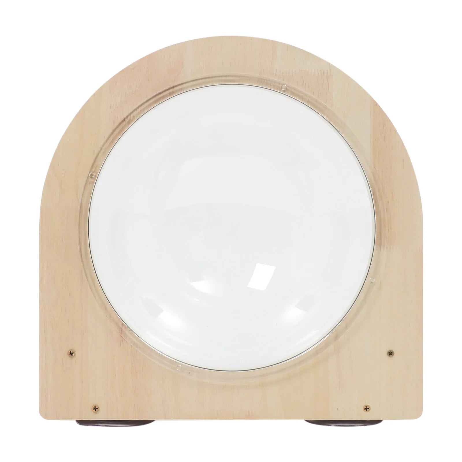 Clear Cat House Wall-Mounted Wooden Cat Space Capsule Clear Capsule Kitten Walls Shelves 15.75inch Load-bearing Up to 16.53lbs luxecrown.co.uk