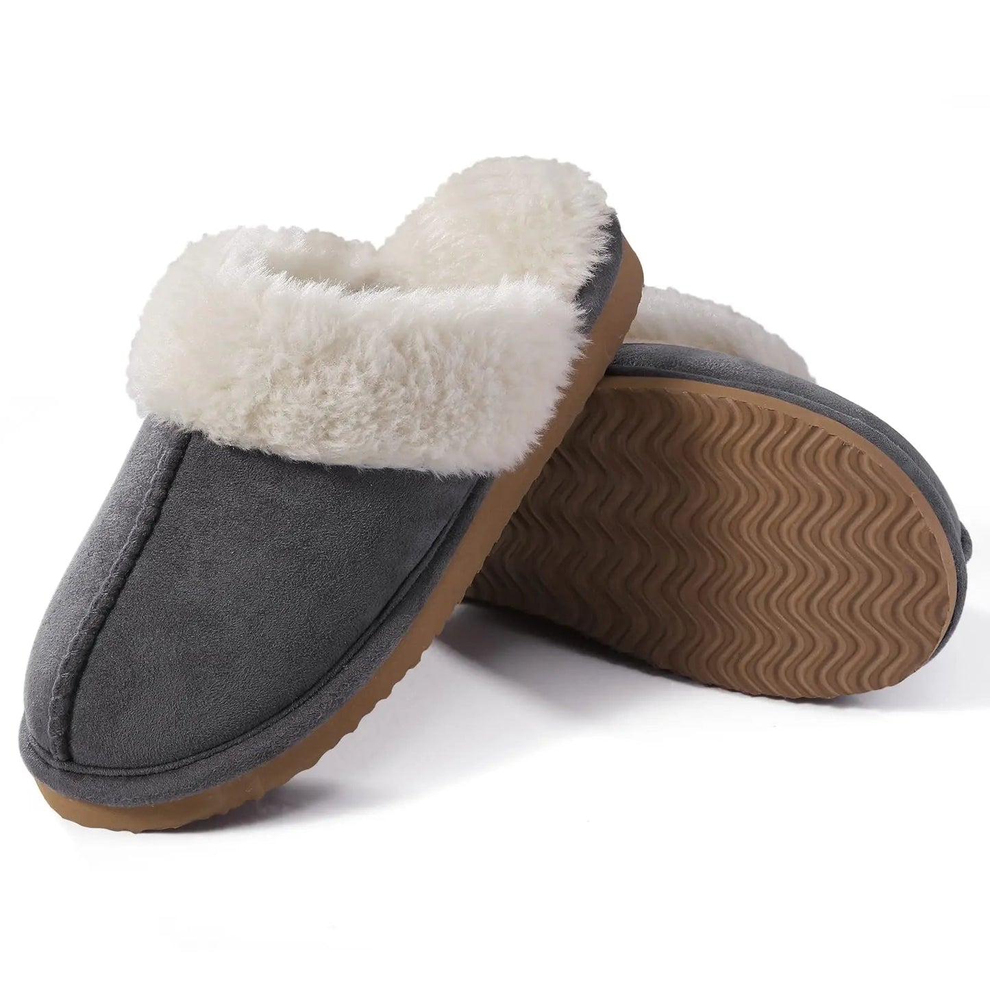 New Winter Fuzzy Women Slippers Indoor Soft House Shoes Fashion Brand Fluffy Suede Women Shoes Outdoor Antiskid Flat Slippers Streetsharks