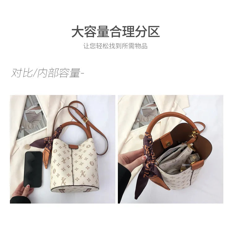 Women Luxury Classic Bucket Bag Handbag Fashion Designer Crossbody Bag Shoulder luxecrown.co.uk