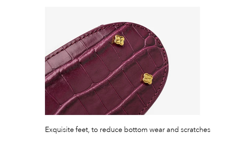 BAFELLI HANDBAG 2026 WOMEN'S NEW CROSSBODY LEATHER PURSE EVENING BAG CROCODILE GRAIN DESIGNER BUCKET CAT LUXURY BRAND FASHION luxecrown.co.uk
