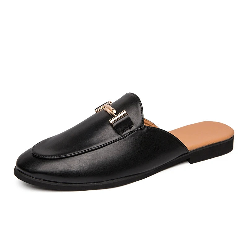 2024 Loafers Men Casual Shoes Men Flat Muller Shoes Fashion Club Comfort Slippers Luxury Trendy Summer Gents Shoes Leisure Walk luxecrown.co.uk
