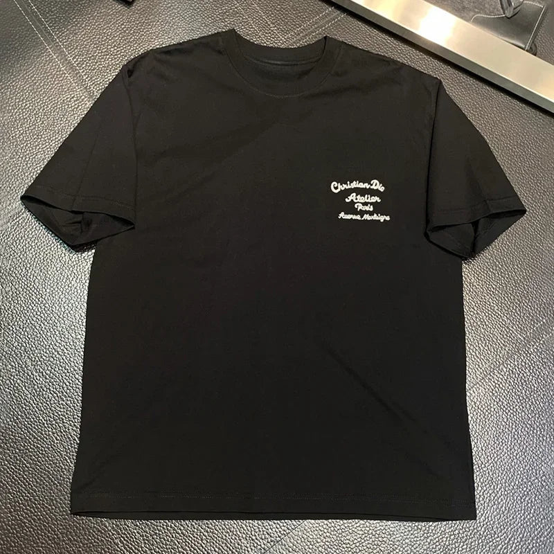 Hot Sale Women Cotton T Shirt Brand Tee Fashion Short Sleeve Men Tshirt Luxury Summer Oversized T-shirts Tops 2025 Clothing Streetsharks