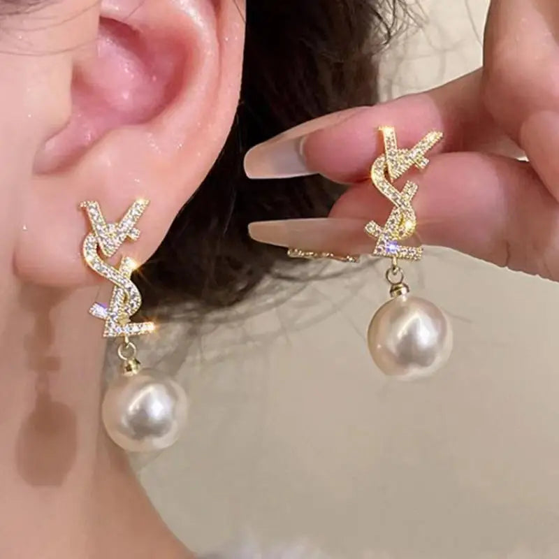 Luxury Brand Gold Color Matte Texture Metal Retro Earrings For Women Girls Fashion Party Trend Party Jewelry Gifts Earrings 2024 Streetsharks