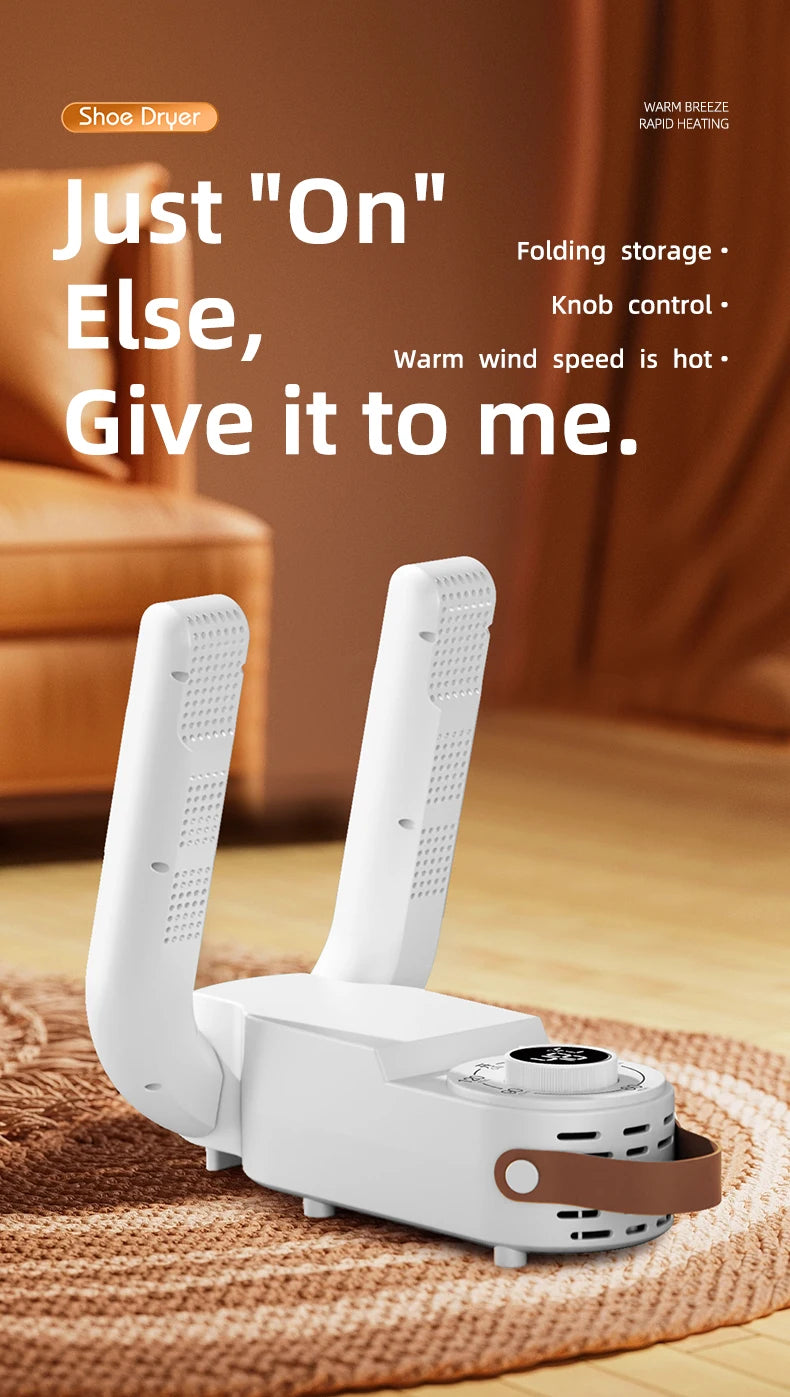Intelligent Timer Shoe Dryer Telescopic Adjustable Dryer Quick Drying Deodorizing Sterilizing Shoe Dryer