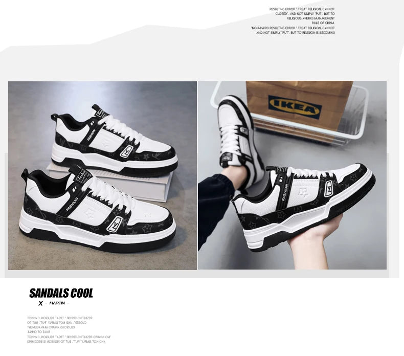 Classic Brand Designer Shoes For Men Street Style Skateboard Shoes Men Casual Sneakers Comfortable Platform Men's Sports Shoes luxecrown.co.uk