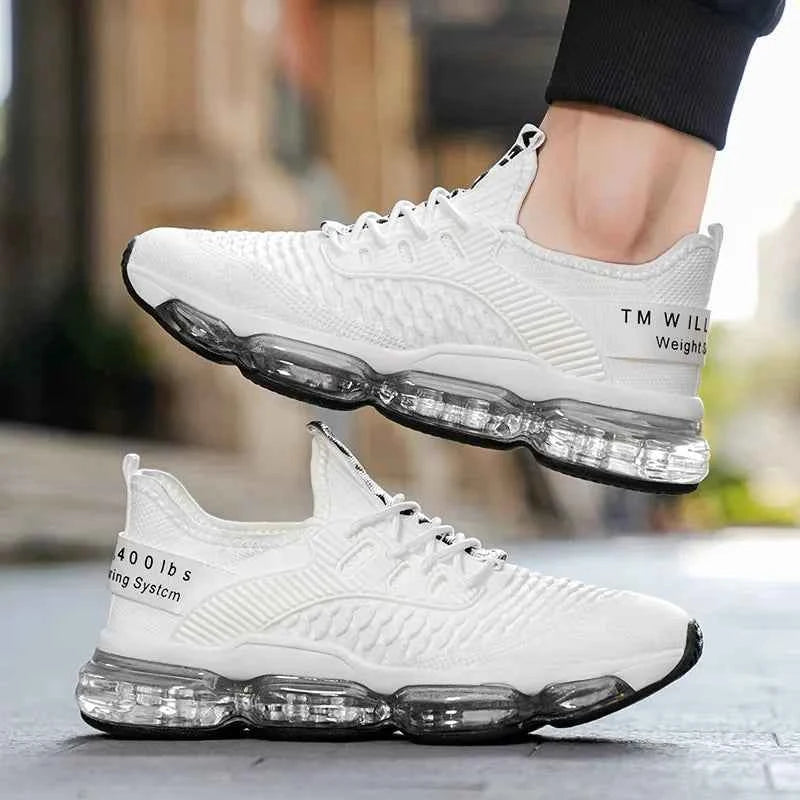Shock Absorption Running Shoes Breathable Mesh Upgraded Version Summer New Style for Teenagers Sports Sneakers Comfortable Slip-