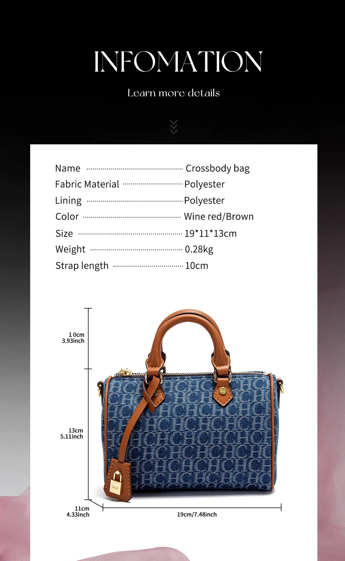 Women's Shoulder Bag 2025 New Cowboy Splicing Pillow Bag, Casual Party Women's Handbag Streetsharks