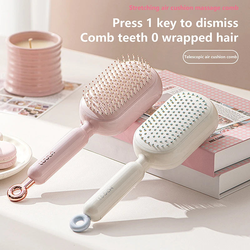 Telescopic Magic Comb Not Stick Hair Brush Portable Fluffy Hairdressing Comb Anti Static Styling Tools Streetsharks