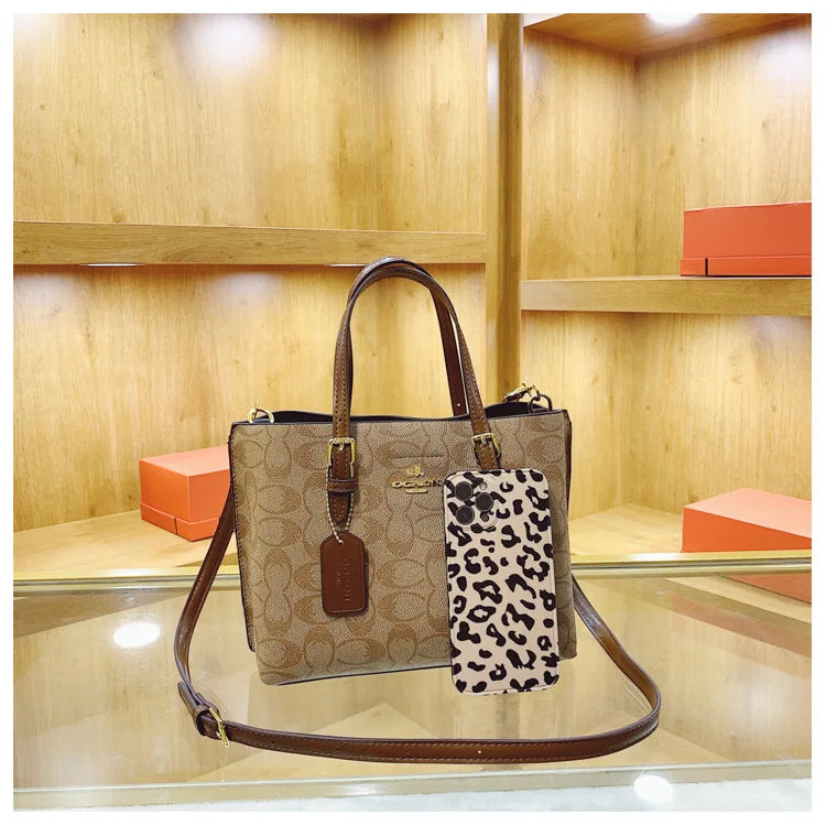 French Printed Bag 2026 New European and American Retro Luxury Fashion Casual Tote Bag Versatile Shoulder Bag Crossbody Bag luxecrown.co.uk