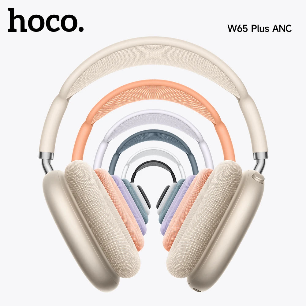HOCO W65 Plus: Over-Ear ANC Headphones, AirPods Max Style