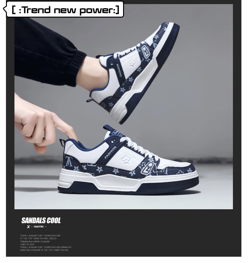Classic Brand Designer Shoes For Men Street Style Skateboard Shoes Men Casual Sneakers Comfortable Platform Men's Sports Shoes luxecrown.co.uk
