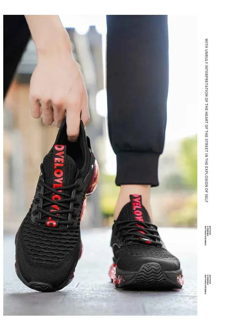 Shock Absorption Running Shoes Breathable Mesh Upgraded Version Summer New Style for Teenagers Sports Sneakers Comfortable Slip-