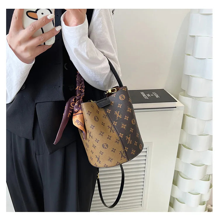 Women Luxury Classic Bucket Bag Handbag Fashion Designer Crossbody Bag Shoulder luxecrown.co.uk