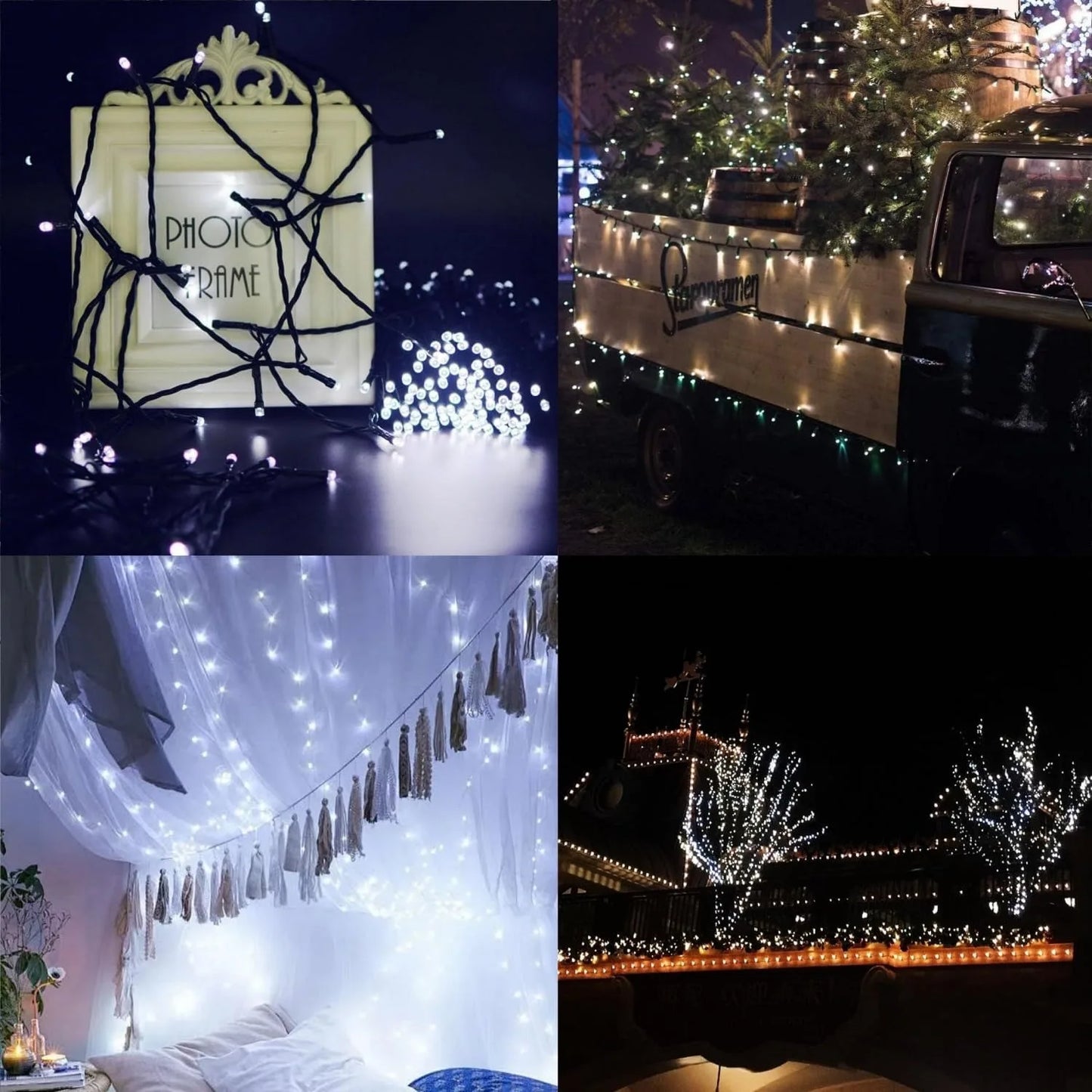 Solar String Lights Outdoor,120 LED Solar Fairy Light Waterproof for Garden Christmas Tree wedding Thanksgiving Decor and Gifts. Streetsharks