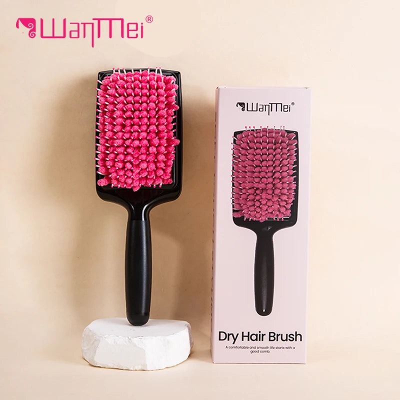 Women's Hair Dryer Comb Microfiber Bristles Quick Absorbent Drying Brush Hair Care Protection