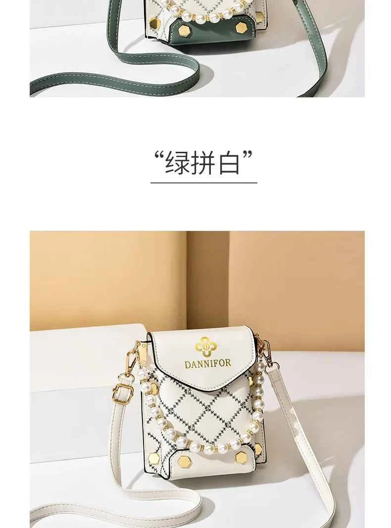 New Autumn PU Leather Women's Handbag Cell Phone Wallet Fashion Portable Shoulder Bag Hundred Simple Mini Small Bag Bolso Mujer