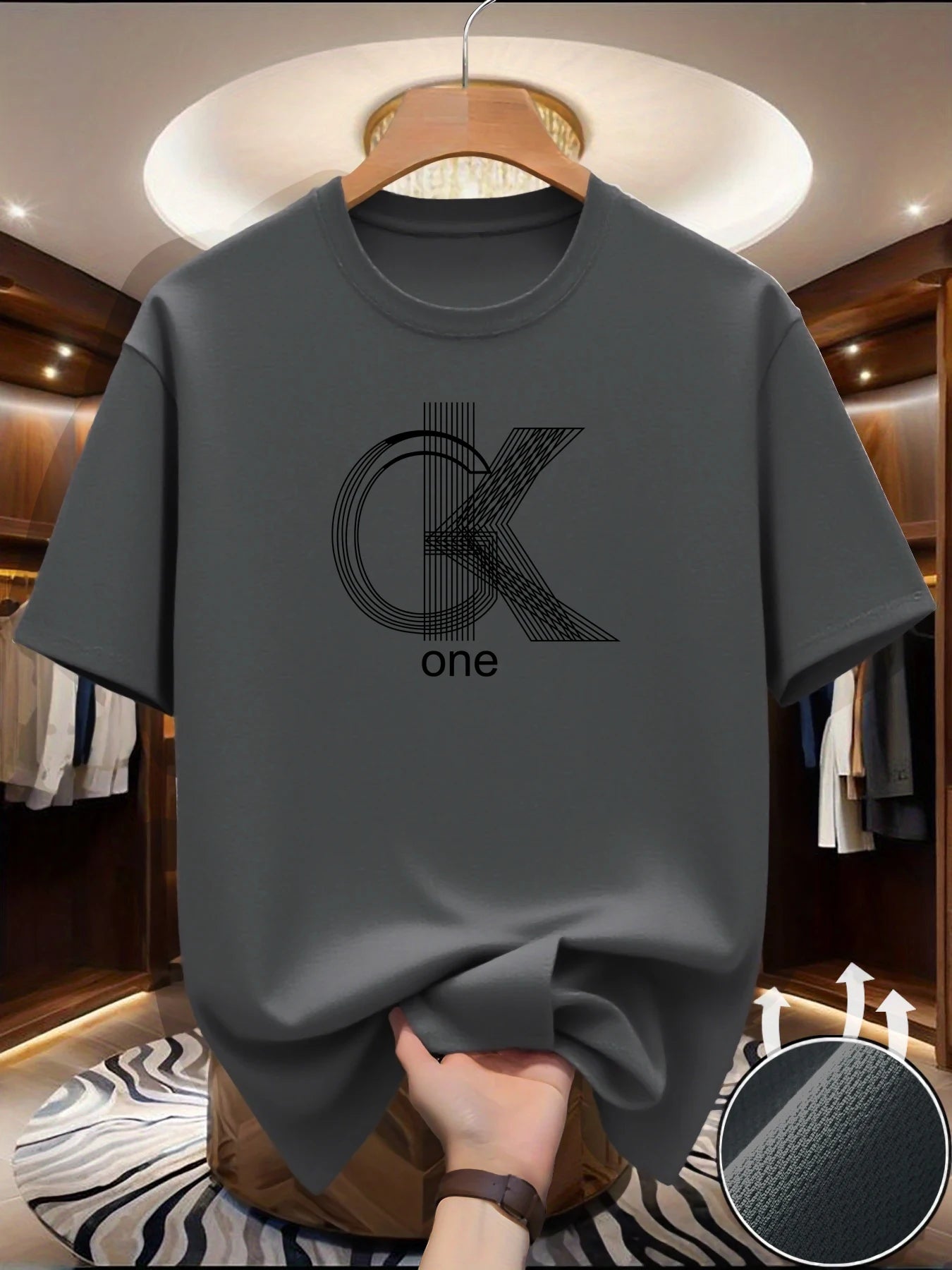 Men's Graphic T-Shirts - Casual crew neck, short sleeves, summer essentials, fashionable prints, comfortable clothing | Modern c luxecrown.co.uk
