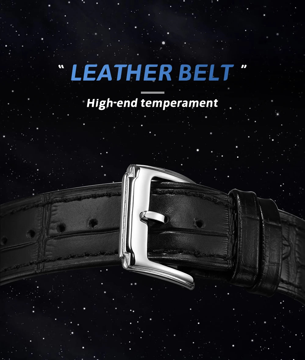 SEAKOSS Male Dual Earth Rotating Mechanical Men's Watch Automatic Movement Waterproof Clock Pilots 1963 Flywheel Wristwatches